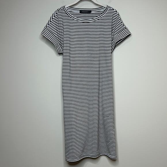 Merokeety Striped Cap Sleeve Dress Size L - Picture 1 of 10